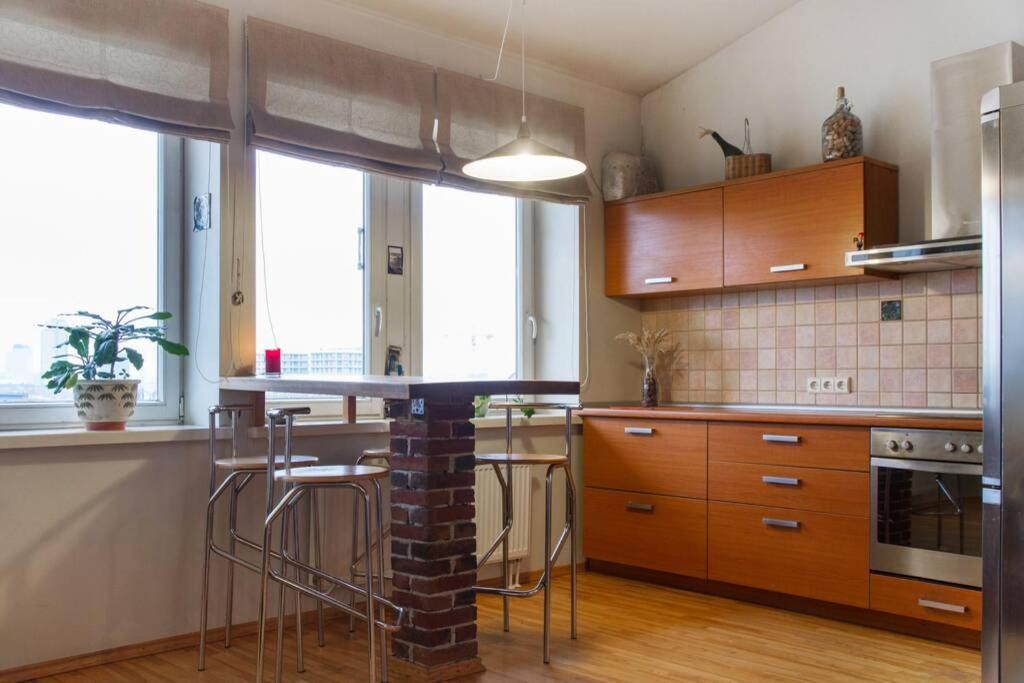Penthouse Apartment With Great Panoramic City View Vilnius Luaran gambar