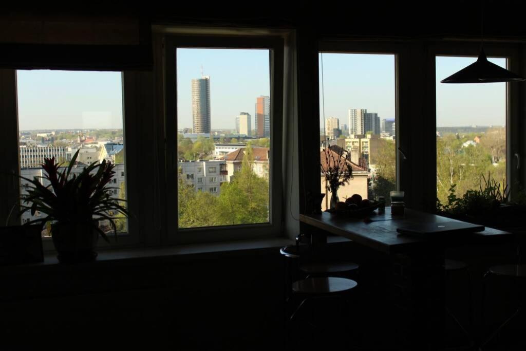 Penthouse Apartment With Great Panoramic City View Vilnius Luaran gambar