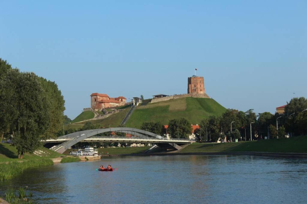 Penthouse Apartment With Great Panoramic City View Vilnius Luaran gambar