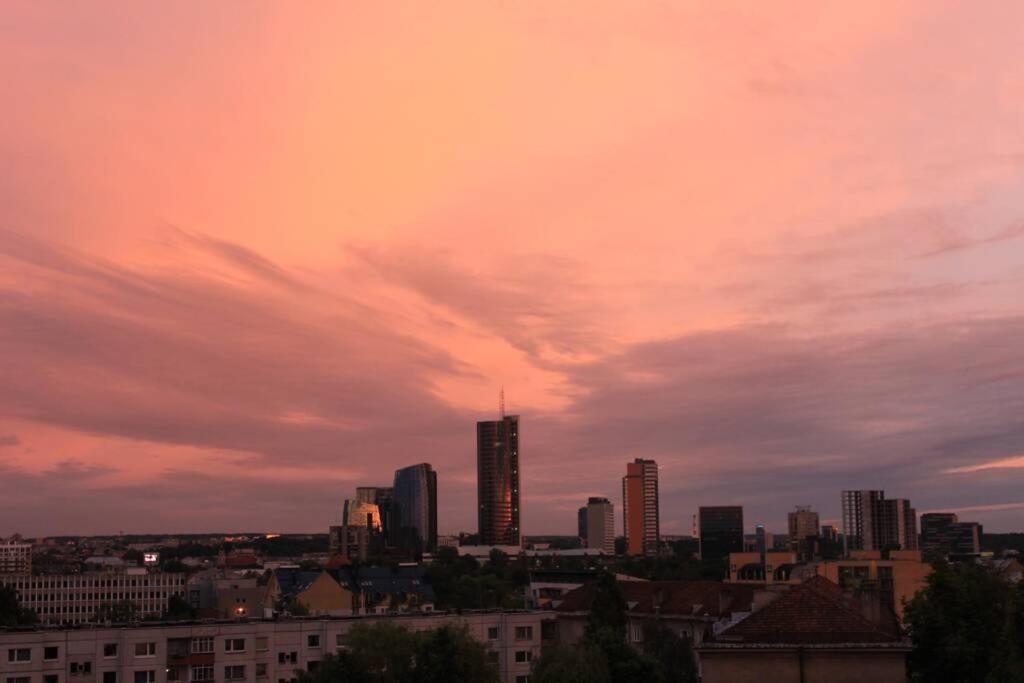 Penthouse Apartment With Great Panoramic City View Vilnius Luaran gambar